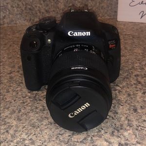 Canon rebel T5i camera
